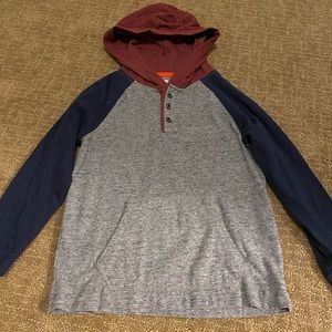 Boys long sleeve hooded tee